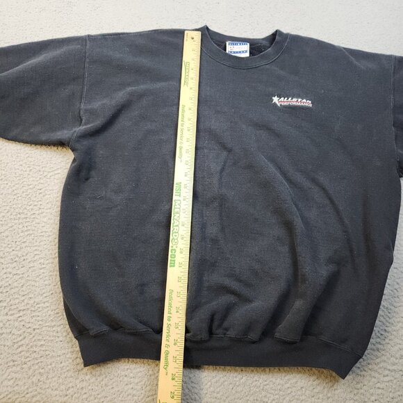 Allstar Performance Race Car Parts Sweatshirt Mens Extra Large Black Embroidered - Picture 5 of 8